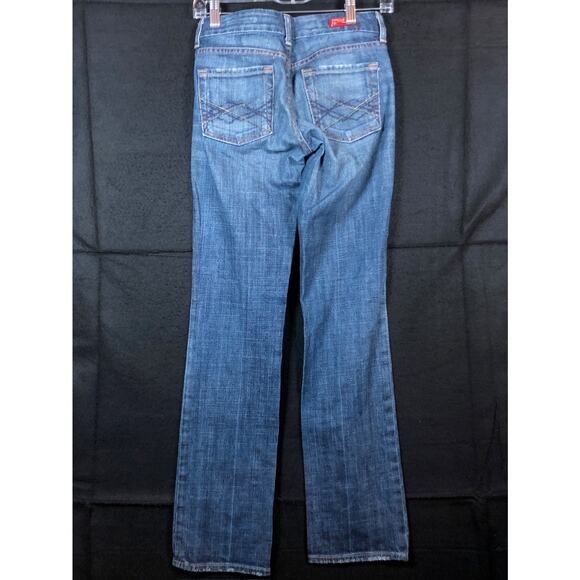 Citizens Of Humanity Women Jeans Blue Bridgitte 014 Low Rise Straight Stretch 24 - Picture 11 of 13